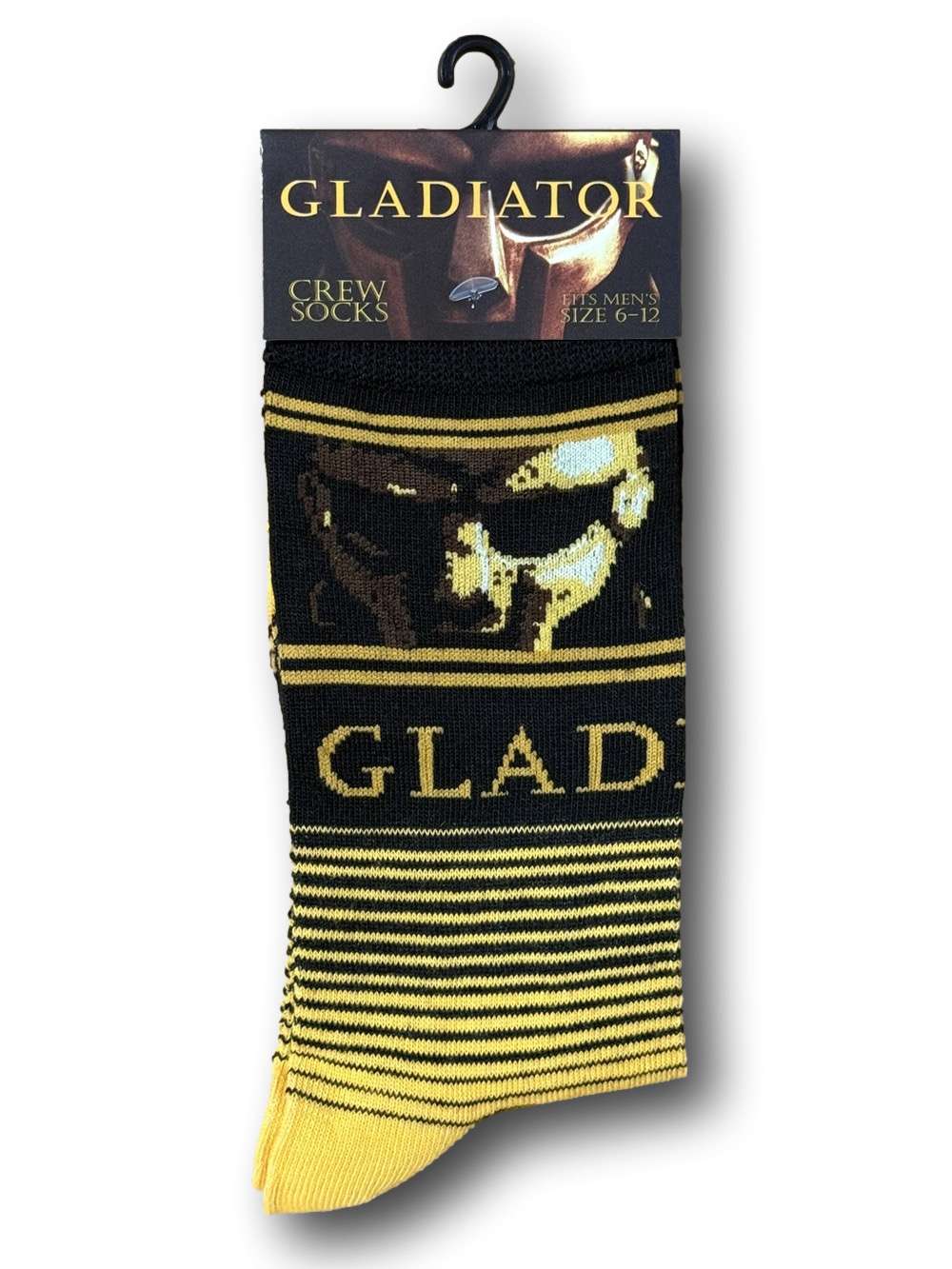 3/$20 Gladiator Movie Funny Novelty Crew Socks - NWT
